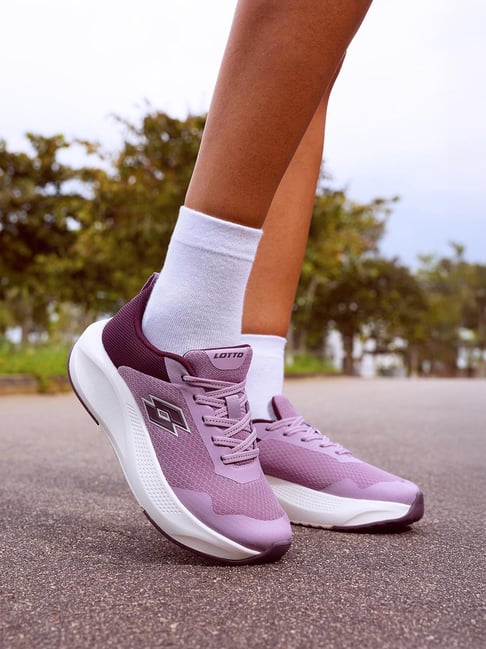 Lotto Women's Purple & White Running Shoes