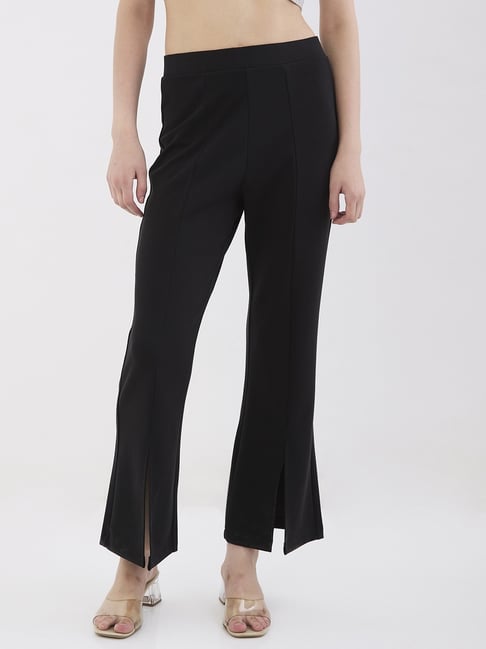 Spykar Black Mid Rise Trackpants-picture-33