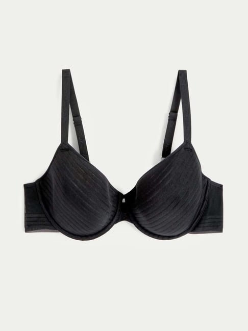 Marks & Spencer Black Body Define Wired Spacer Full Cup Bra A-E-picture-28