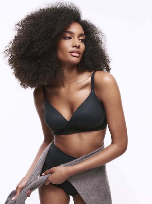 Marks & Spencer Black Body Soft Non Wired Full Cup Bra A-E-picture-19