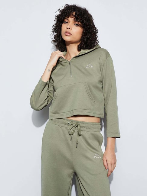Kappa Olive Regular Fit Hoodie