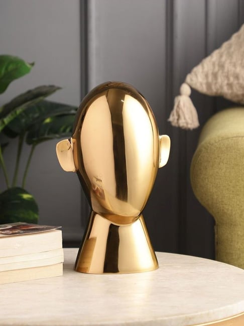 De Maison Decor Gold Aluminium Antique Abstract Head Decorative-picture-35