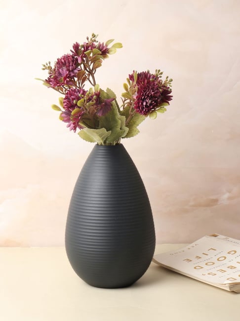 De Maison Decor Graphite Aluminium Klova Vase
