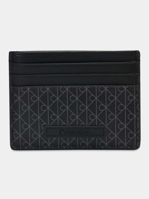 Calvin Klein Logo Black Polyester Card Wallet-picture-41