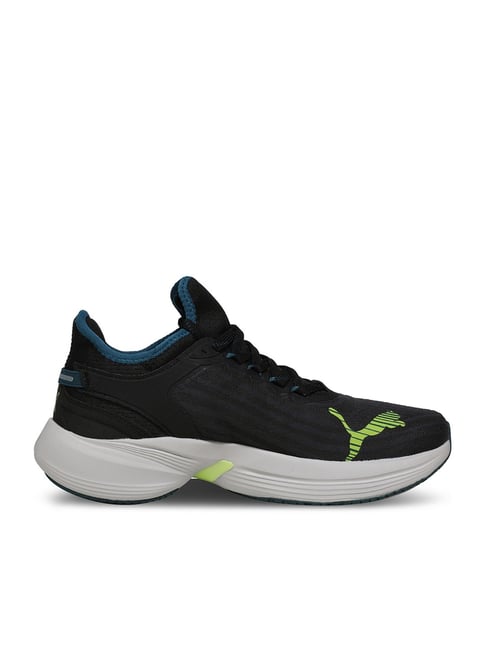 PUMA Men's Conduct Pro Black Ocean Tropic & White Running Shoes-picture-19