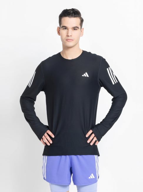 Adidas Black Regular Fit Sports T-Shirt-picture-25