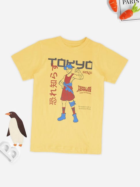 Pantaloons Junior Boys Popcorn Printed T-Shirt-picture-45