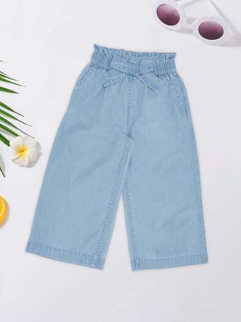 Pantaloons Junior Girls Light Blue Jeans