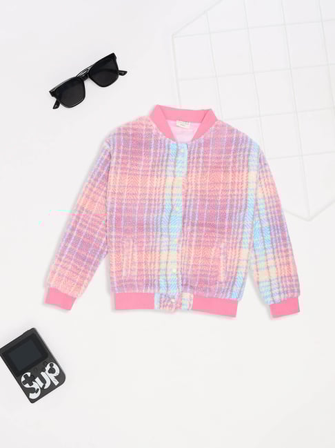 Pantaloons Junior Girls Multicolored Printed Jacket-picture-12