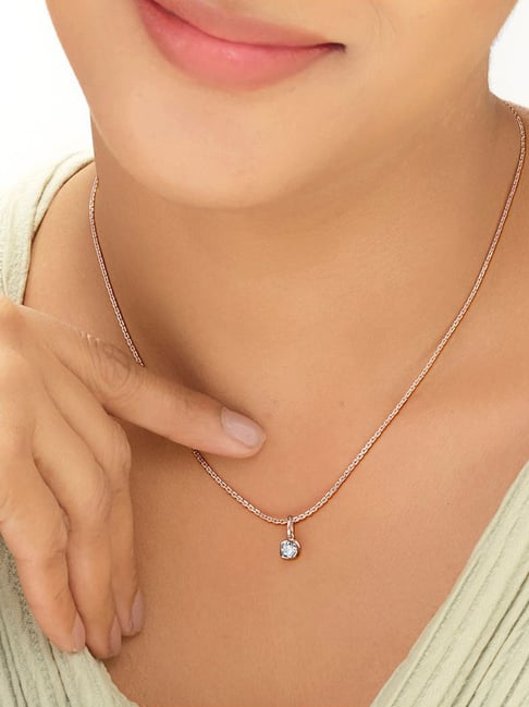 litestyle by png P.N.Gadgil Jewellers 14k (585) Rose Gold Moonlight Circle Casual Pendant-picture-19
