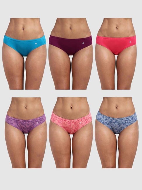 Van Heusen Multicolor Comfort Fit Printed Panties - Pack Of 6-picture-21