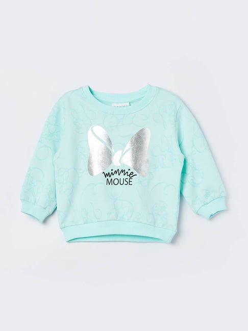 Juniors by Lifestyle Girls Mint Printed Sweatshirt-picture-35