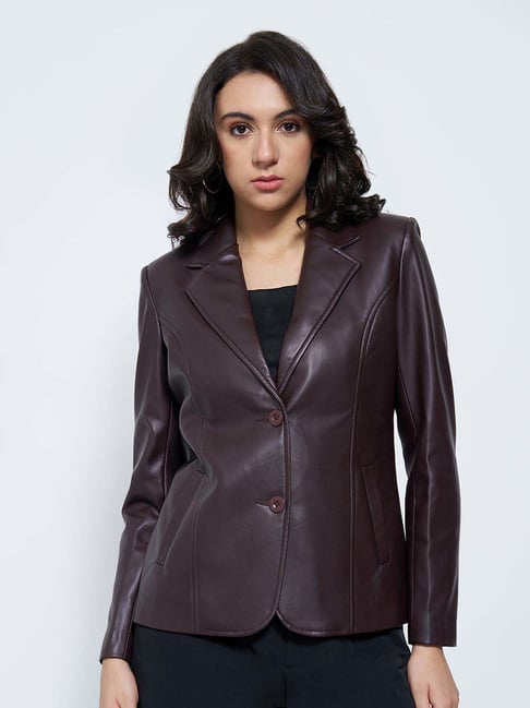 Honey By Pantaloons Brown Slim Fit Blazer-picture-20