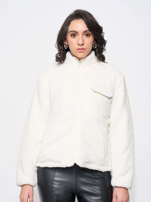 Honey By Pantaloons Off White Comfort Fit Jacket-picture-44