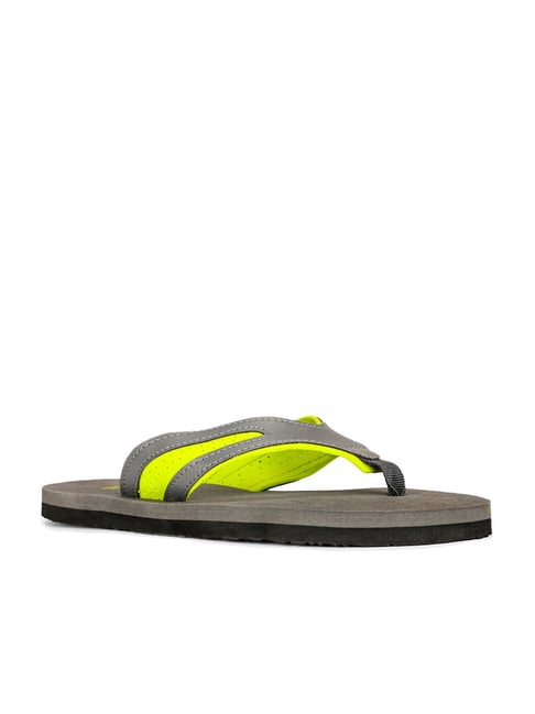 Power Men's Grey Flip Flops-picture-29