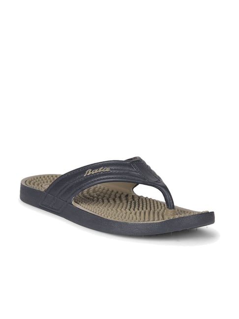 Bata Men's Blue Flip Flops