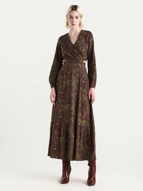 RAREISM Multi Flared Fit Floral Dress