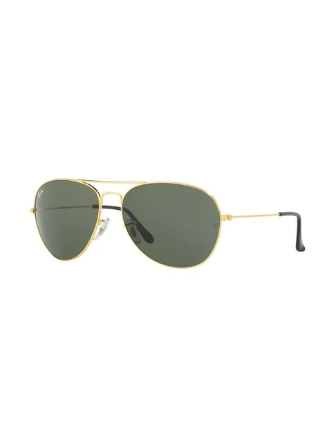 Ray-Ban Green UV Protected Aviator Sunglasses for Men 0RB3432I