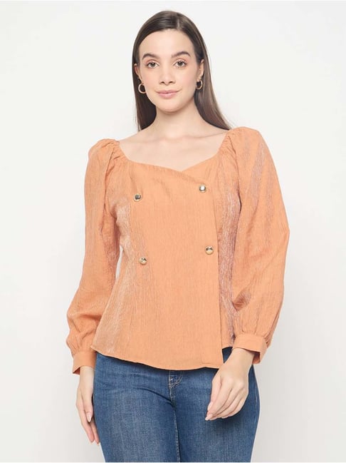 Madame Orange Regular Fit Top