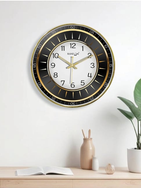 Random Multicolor Plastic Round Wall Clock-picture-42