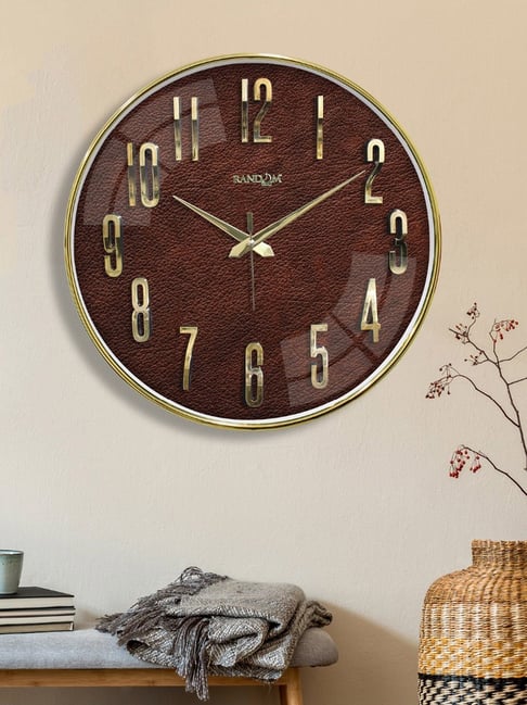 Random Multicolor Plastic Round Wall Clock-picture-39