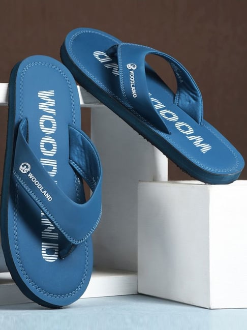 Woodland Men's Teal Blue Casual Sandals