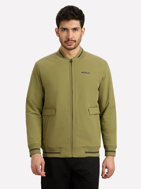 Skechers Green Regular Fit Sports Jacket