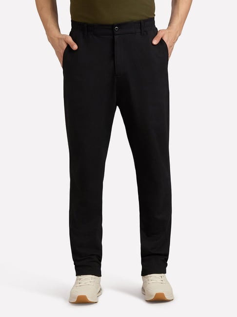 Skechers Black Regular Fit Sports Trackpants-picture-25