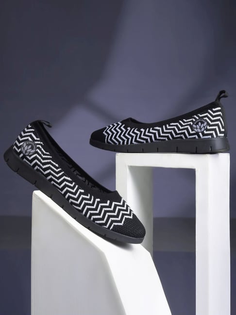 Woodland Women's Black Ballerina Shoes-picture-20