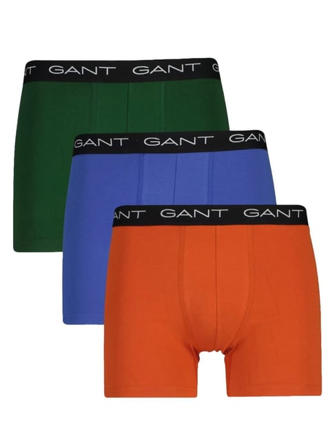 GANT Mens Multicolour Logo Trunks