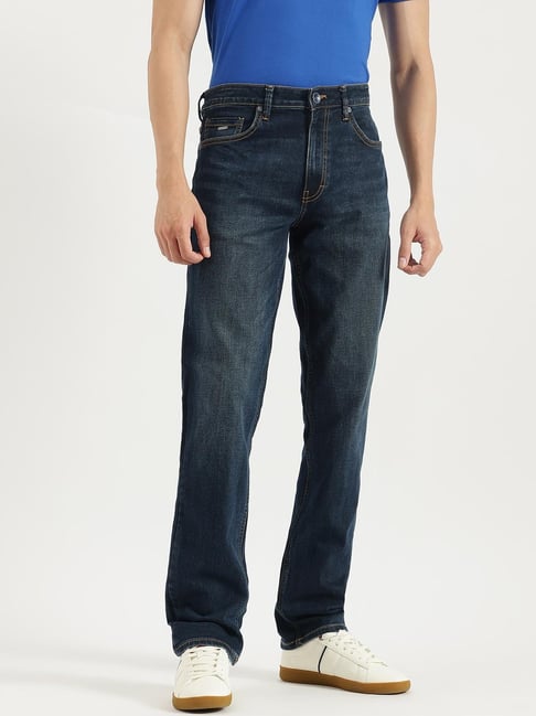 United Colors of Benetton Solid Straight Fit Coated Jeans-picture-38