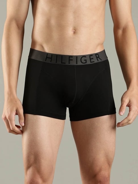 Tommy Hilfiger Black Regular Fit Trunks-picture-38