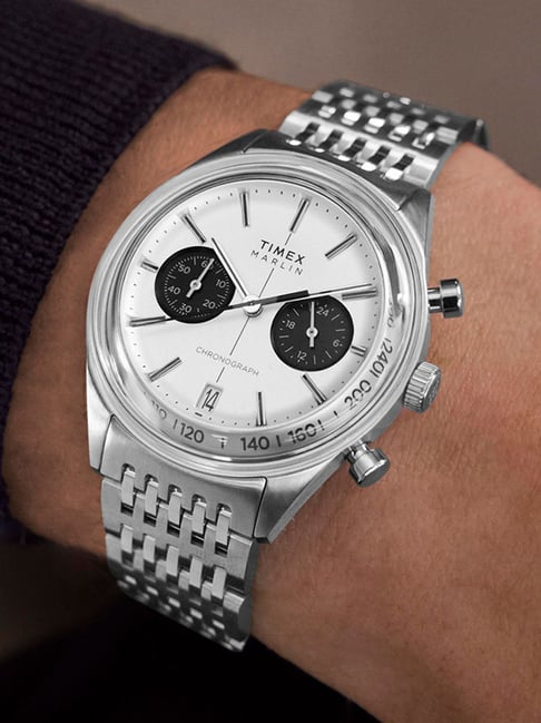 Buy TIMEX Marlin Jet Silver Round Dial Analog Men's Watch