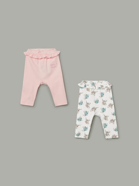 Juniors by Lifestyle Girls Multicolored Cotton Printed Pajamas Pack of 2-picture-24