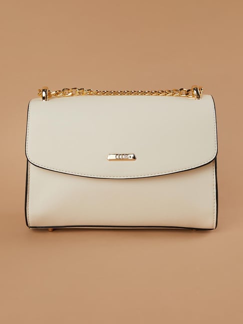 Code by Lifestyle Off White Printed Sling Handbag-picture-14