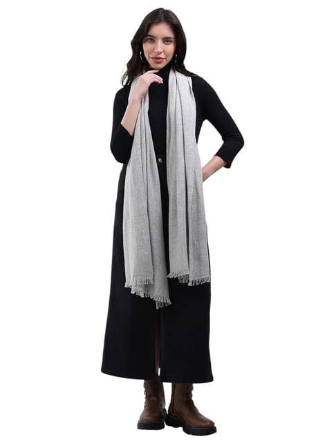 Monte Carlo Light Grey Wool Stole-picture-24