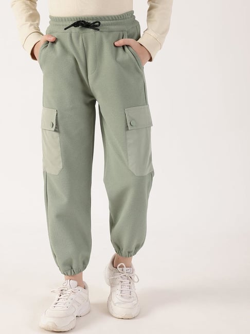 One Friday Boys Sage Green Regular Fit Joggers