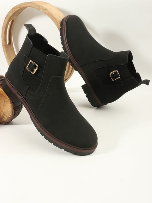 Carlton London Men's Black Chelsea Boots-picture-46