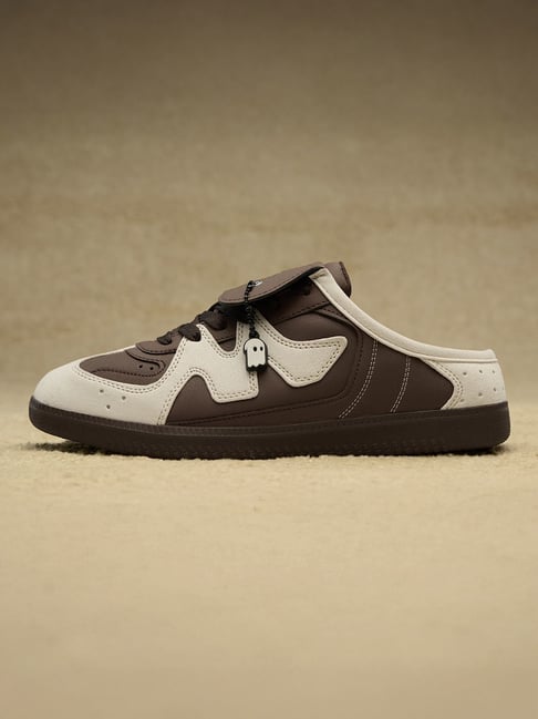 The Souled Store Men's UBZ 0.5 Mocha Mule Shoes