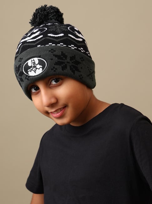 Buy Kidsville Black Printed Cap for Online @ Tata CLiQ