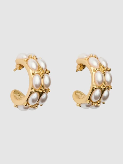 forever new Signature Eloise Pearl Hoop Earring-picture-14