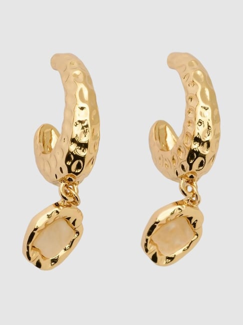 forever new Signature Ava Organic Hoop Drop Earring-picture-47