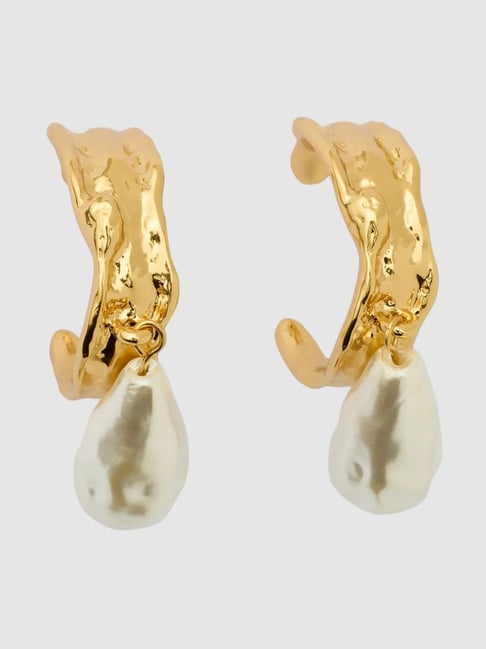 forever new Signature Aria Molten Pearl Earring-picture-15