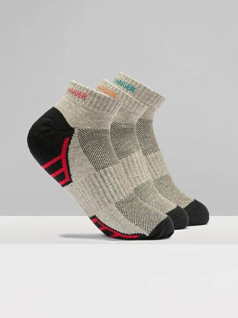 Urban Ranger By Pantaloons Grey Color Block Socks-picture-10