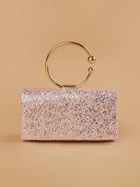 Code by Lifestyle Pink Shimmer Clutch
