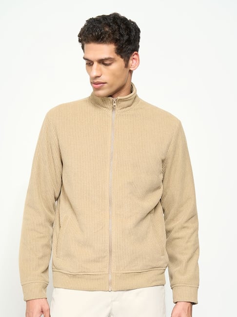 Peregrine By Pantaloons Khaki Regular Fit Jacket-picture-44