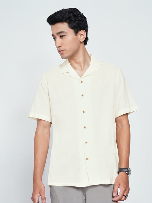 7 Alt By Pantaloons White Relaxed Fit Shirt-picture-24