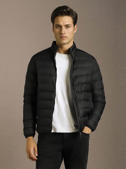 Louis Philippe Black Regular Fit Jacket-picture-35