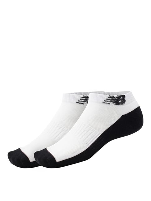 New Balance Black & White Color Block Socks - M-picture-24