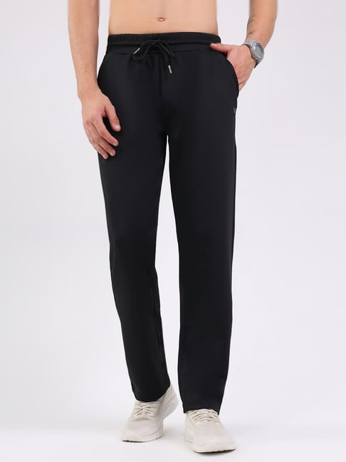 Monte Carlo Black Regular Fit Solid - Lower-picture-45